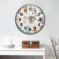 thumbnail image 2 of Yayeee Wall Clock Battery Operated 11.9" Silent Quartz Non-Ticking for Living Room Decor, Cute Animal, 2 of 8