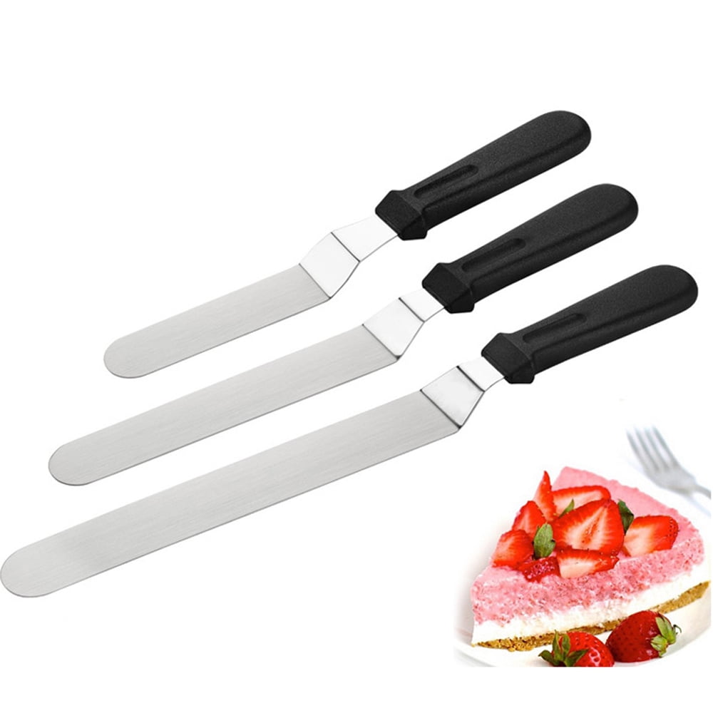 Morease Angled Metal Icing Spatula Set of 3