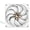 White, variant on Whaledi 12025 12CM PC Case Cooling Fan Airflows Adjustment Heat Dissipation Quiet Fan