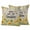Brown, variant on Outdoor Waterproof Pillow Covers Farmhouse Sunflower Leaf Bee Decorative Throw Pillow Protectors,Pillowcase Cushion Cases for Patio Sofa Garden Couch,16x16in,Pack of 2