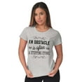 thumbnail image 3 of Obstacle Stepping Stone Inspirational Womens Fitted Plus Size Graphic Tee Brisco Brands 2X, 3 of 5