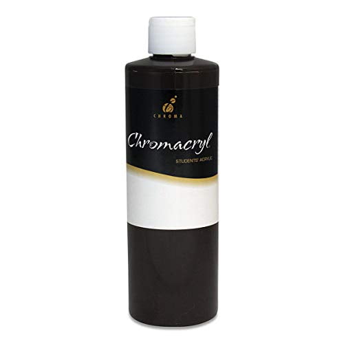S&S Worldwide Chromacryl Students Acrylic Paints burnt umber pint