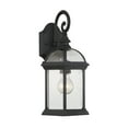 thumbnail image 3 of Kensington 1-Light Outdoor Wall Lantern in Textured Black, 3 of 9