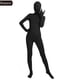 thumbnail image 2 of Traje Zentai negro Ensnovo de licra, nailon, de una pieza, traje de cuerpo entero, traje Zentai de manga larga, traje de Cosplay para fiesta de Halloween, 2 of 5