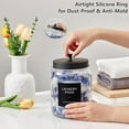 thumbnail image 2 of Glass Jars Laundry Containers with Lid, 0.5 Gallon Room Organization and Storage Jars, Laundry Detergent Container Laundry Powder Pods Holder, Glass Jar Wide Mouth with Scoops, Labels, 2 of 8