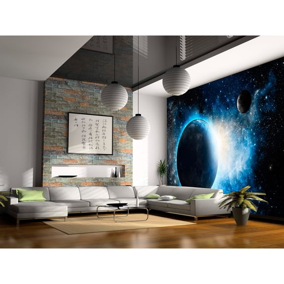 Startonight Mural Wall Art Cosmos Light Illuminated Space Landscapes Wallpaper Photo 5 Stars Gift Large 10 x 28,82 ‘’ x 50,4 ‘’ Total 8’4”x 12'