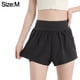 thumbnail image 2 of Pantalones cortos para correr de talle alto para mujer, pantalones cortos deportivos de secado rápido con bolsillos interiores, 2 of 6