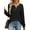 Black, variant on Henley Long Sleeve Shirts for Women Casual Tunic Tops Fall Dressy Blouses Lightweight Pullover
