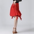 thumbnail image 4 of Fringe Flared Latin Merengue Reggaeton Kizomba Salsa Dance Performance Practice Skirts, 4 of 4
