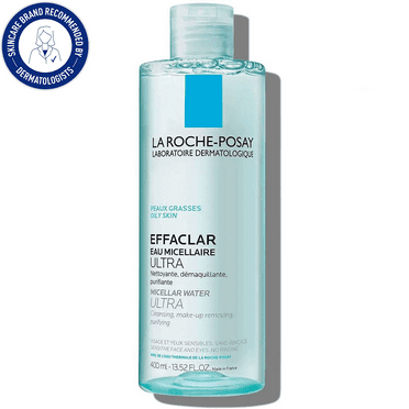 La Roche-Posay Effaclar Micellar Water Cleanser for Oily Skin, 13.52 fl oz