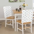 thumbnail image 5 of Skiing Players Chair Covers Set of 1 Modern Abstract Cartoon Skiers Winter Skiing Sports Chair Back Covers Stretch Removable Washable Slipcovers Protector for Dining Room Kitchen Party Decor, 5 of 9