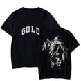 thumbnail image 2 of 2hollis Merch Gold T-shirts Women Men Clothes Trend Casual Short Sleeve Top, 2 of 5
