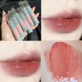 thumbnail image 1 of Brillo de labios de agua de espejo transparente rosa, esmalte de labios líquido brillante impermeable, tinte de labios rojo, maquillaje coreano Fivean unisex, 1 of 2