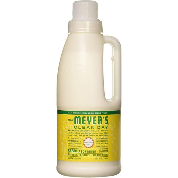 Mrs.Meyers Clean Day, Fabric Softener, Honysuckle, Pack of 6, Size - 32 FZ, Quantity - 1 Case