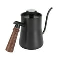 thumbnail image 3 of 650ml Hanging Ear Hand Coffee Pot Stainless Steel Drip Type Coffeeware Tool with ThermometerBlack, 3 of 22