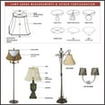 thumbnail image 4 of Royal Designs, Inc. Hardback Empire Chandelier Basic Shade CS-920-6LNW, Linen White, 4 x 6 x 5.5, 4 of 5