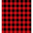 thumbnail image 3 of Red Plaid King Size Duvet Cover Set, Lumberjack Clothing Inspired Square Pattern Checkered Grid Style Quilt Design, Decorative 3 Piece Bedding Set with 2 Pillow Shams, Scarlet Black, by Ambesonne, 3 of 3