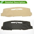 thumbnail image 4 of Unique Bargains Dash Cover for Chevy Silverado 2014-2018 Non-Slip Center Console Dash Cover Mat Polyester Silicone Beige, 4 of 6