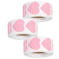 thumbnail image 5 of Masteelf 3 Rolls of Valentine's Day Love Heart Stickers Self-Adhesive Stickers Decorative Labels Stickers Heart Shaped Sealing Stickers, 5 of 8