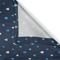 thumbnail image 3 of Ambesonne Navy Blue Kitchen Curtains, Indigo Rain Drops, 55"x39", Turquoise Pale Blue, 3 of 3