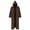 Coffee, variant on AnuYalue Mens Hooded Robe Cloak Knight Costume Cape Vintage Hood Cloaks Festival Outfit