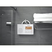 Sangean Portable AM/FM Radio, White, H201