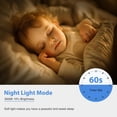thumbnail image 3 of TEMOGU-23inch/50W LED Flush Mount Ceiling Light Fixture with Remote Control, 3000K-6500K Adjustable Nightlight, Low Profile Ceiling Lights for Bedroom Kitchen Living Room[White], 3 of 4
