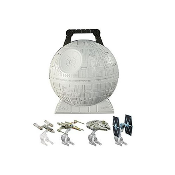 Hot Wheels Star Wars Death Star Portable Play Case With 4 Starships - Walmart.com - Walmart.com