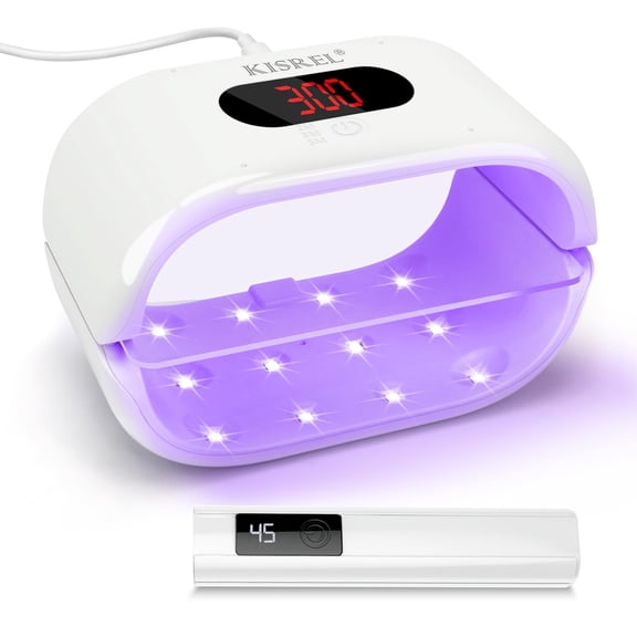 Lámpara UV para resina KISREL grande de doble cara con linterna UV