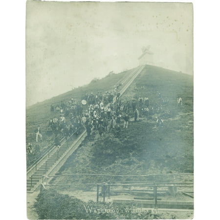 Photo Of Th Buffalo Bills Wild West Show In Europe At Waterloo Photograph Excursion To The Historic Battlefield At Waterloo Monument Buffalo Bill And Various Members Of His Wild West Show Photographed While On Th ()