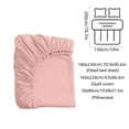 thumbnail image 3 of Disposable Bedding Set With Fitted Sheet Pillowcases Flat Sheet Breathable For Travel Hotel Airbnb Camping Business Trip Home Use, 3 of 6