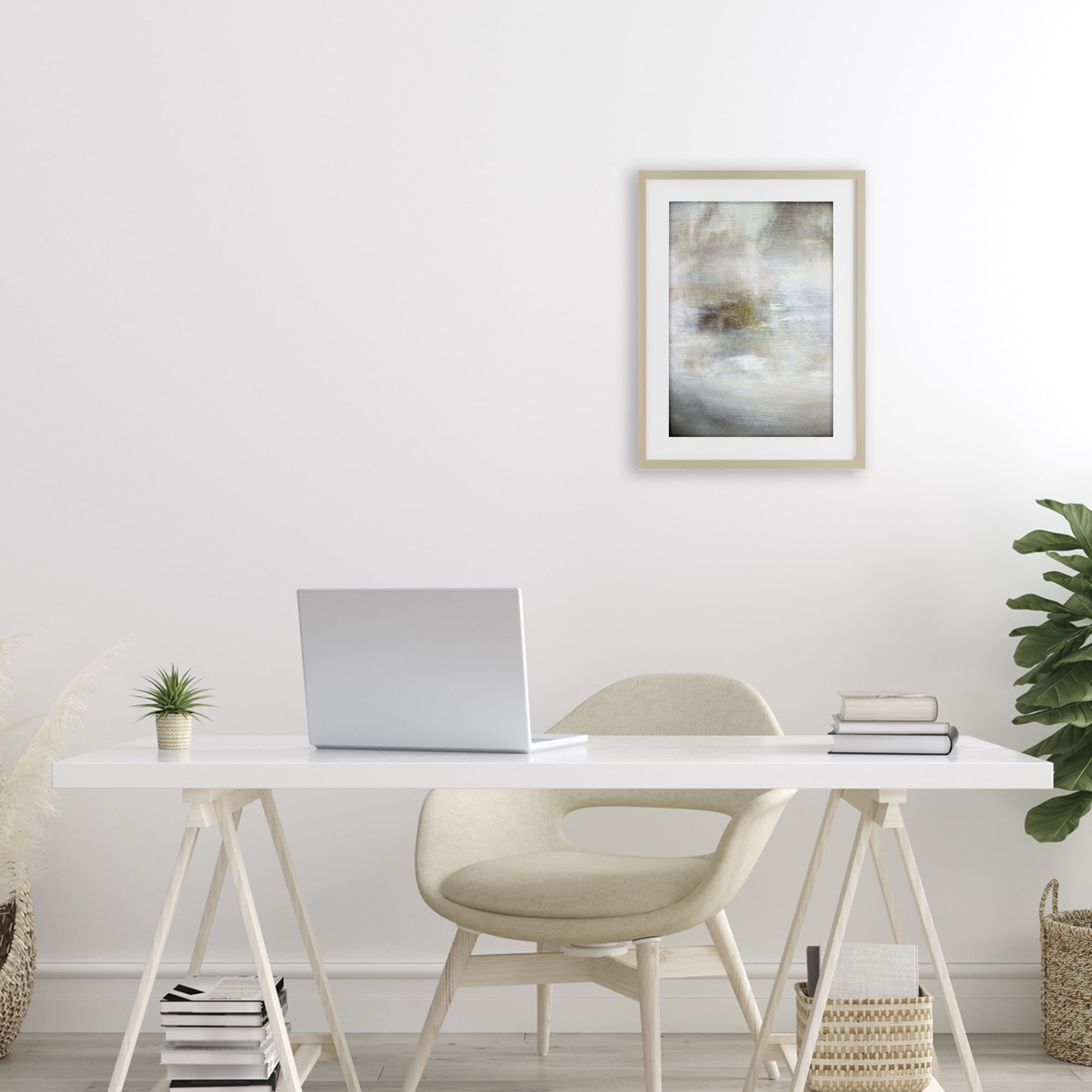 Stupell Industries Soft Haze of Subtle Light Birch Framed Print Under Glass, design by Hope Bainbridge