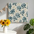 thumbnail image 2 of Canvas Wall Art, Vintage Hydrangea Floral Framed Canvas Prints for Living Room Bathroom, Farmhouse Botanical Gallery Wrapped Wall Decor for Home Office, Gifts, 12"x12" Ship Next Day, 2 of 9
