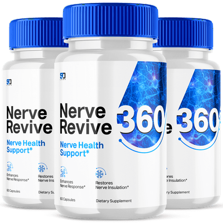 Nerve Revive 360 Advanced Nerve Support Supplement 180 Capsules