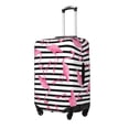 thumbnail image 2 of Xecao Flamingos print Elastic Luggage Cover, with double-sided print , is perfect for travel, business, and daily use, 2 of 9