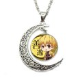 thumbnail image 1 of Colgante de luna colgante de cúpula de cristal Demon Slayer para niños, hombres, niñas y mujeres ZefeiWu 8390613875075, 1 of 1