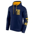 thumbnail image 2 of Men's Fanatics Navy Indiana Pacers Game Time Crossover Pullover Hoodie, 2 of 3