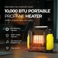 thumbnail image 2 of 12in. 18K BTU Portable Propane Heater, Indoor/Outdoor, 2 of 9