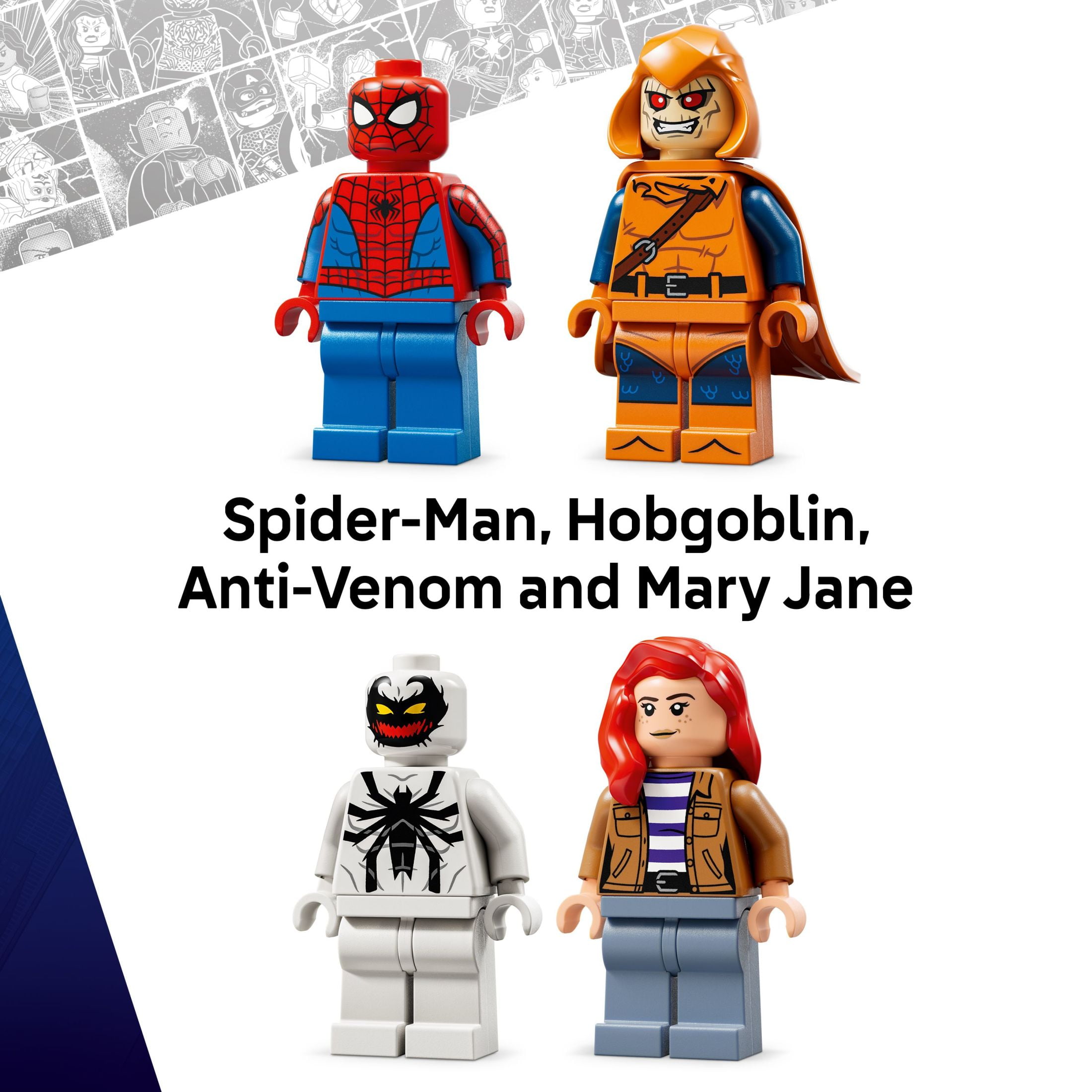 LEGO Marvel Peter Parker’s Apartment - Super Hero Building Toy with 4 Minifigures - Spider-Man and Hobgoblin Battle - Collectible Gift for Kids, Boys and Girls, Ages 8+ - 76317