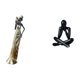 thumbnail image 5 of Escultura abstracta de dama tribal africana, figura decorativa moderna, adorno coleccionable ligero para sala de estar, hoteles, decoración del hogar., 5 of 8