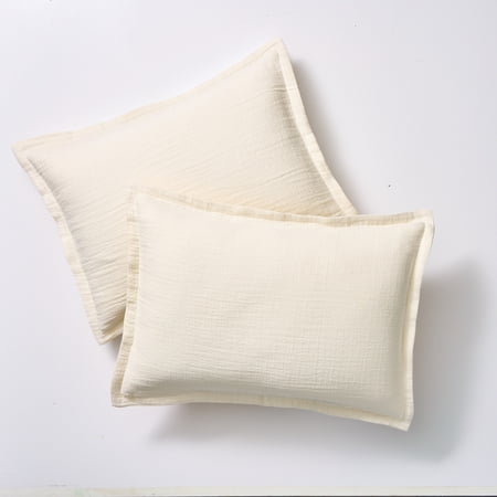 Better Homes & Gardens 3-Piece Cream Gauze Comforter Set, Adult Full/Queen