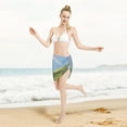 thumbnail image 5 of Geaub Elephant Dog Women's Short Wrap Skirt, Beach Sun Protection Shawl, Swimsuit Bra, Swimwear Tunic, 5 of 7