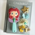 thumbnail image 3 of Faithtur Cheveux Accessoires Ensemble Bande Dessinée Sirène Neige Blanc Chat Perle Coup Clip, 3 of 7
