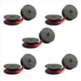 thumbnail image 1 of 5Pack Typewriter Ribbon Twin Spool Typewriter Ribbon Red and Black Twin Spool Replacement Pack for Most Typewriter,5 x Typewriter ribbons,Black & Red, 1 of 8