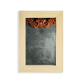 thumbnail image 1 of Grey Cement Mahogany Ornament Pattern Desktop Display Photo Frame Picture Art Painting 5x7 inch, 1 of 3