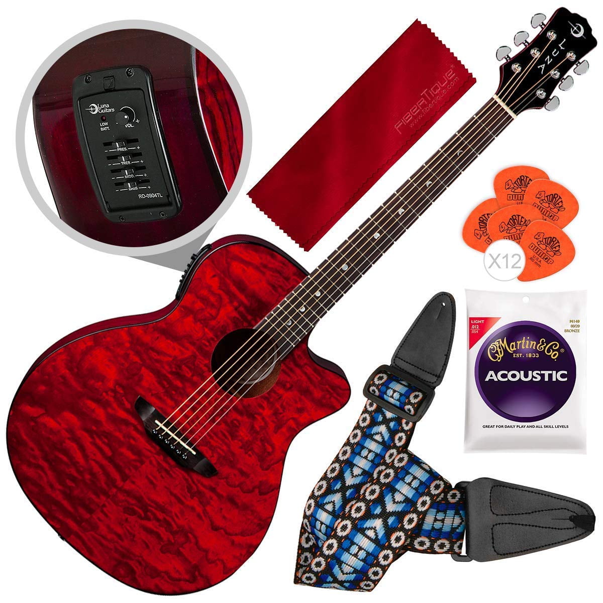 即発送 Luna guitar GYP E ASH DEANのハードケース付き 1f607e77-fc27-4908-bd2a-