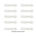 thumbnail image 4 of Sonducket 10 Uds. De señuelos de calamar para pescar, cebo de pulpo suave, aparejos de tentáculos de colores vivos y luminosos, anzuelos, simulación de Pescar Luz de noche blanca Sonducket OD030316-01, 4 of 6