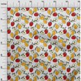 thumbnail image 2 of oneOone Polyester Lycra White Fabric & Pear Fruits Sewing Fabric By The Yard Printed Diy Clothing Sewing Supplies 56 Inch Wide, 2 of 4