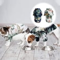 thumbnail image 4 of piezas de camiseta de verano para perros, camiseta de estilo hawaiano para perros, camiseta para perros estilo vacaciones en la playa, ropa para perros transpirable azul y blanca (talla M), 4 of 5