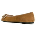 thumbnail image 3 of YDN Women Classic Bowknot Round Closed Toe Ballet Flats Slip On Pumps Low Heel Simple Dressy Casual Soft Shoes Size 7 Brown, 3 of 4